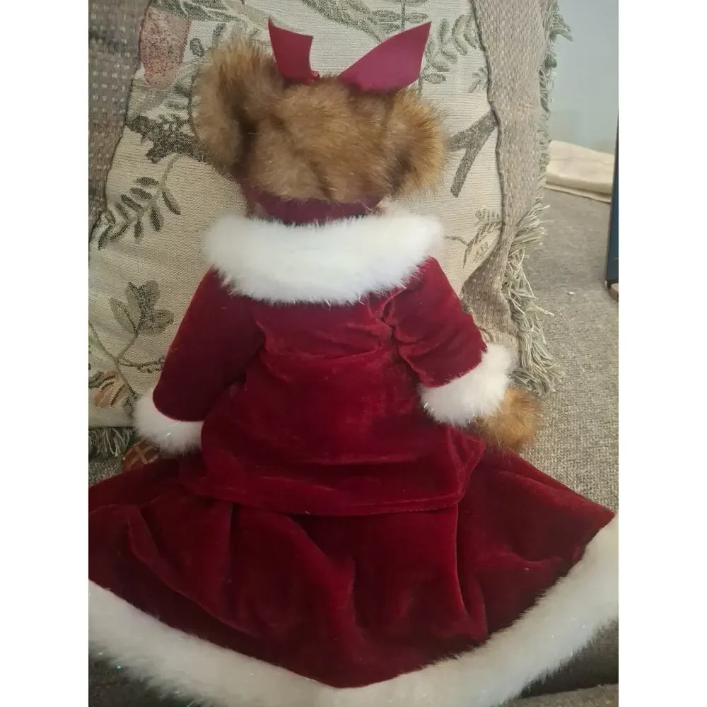 Bearington Collection Christmas Bear Limited Edition 2007 Musical 13 Inch